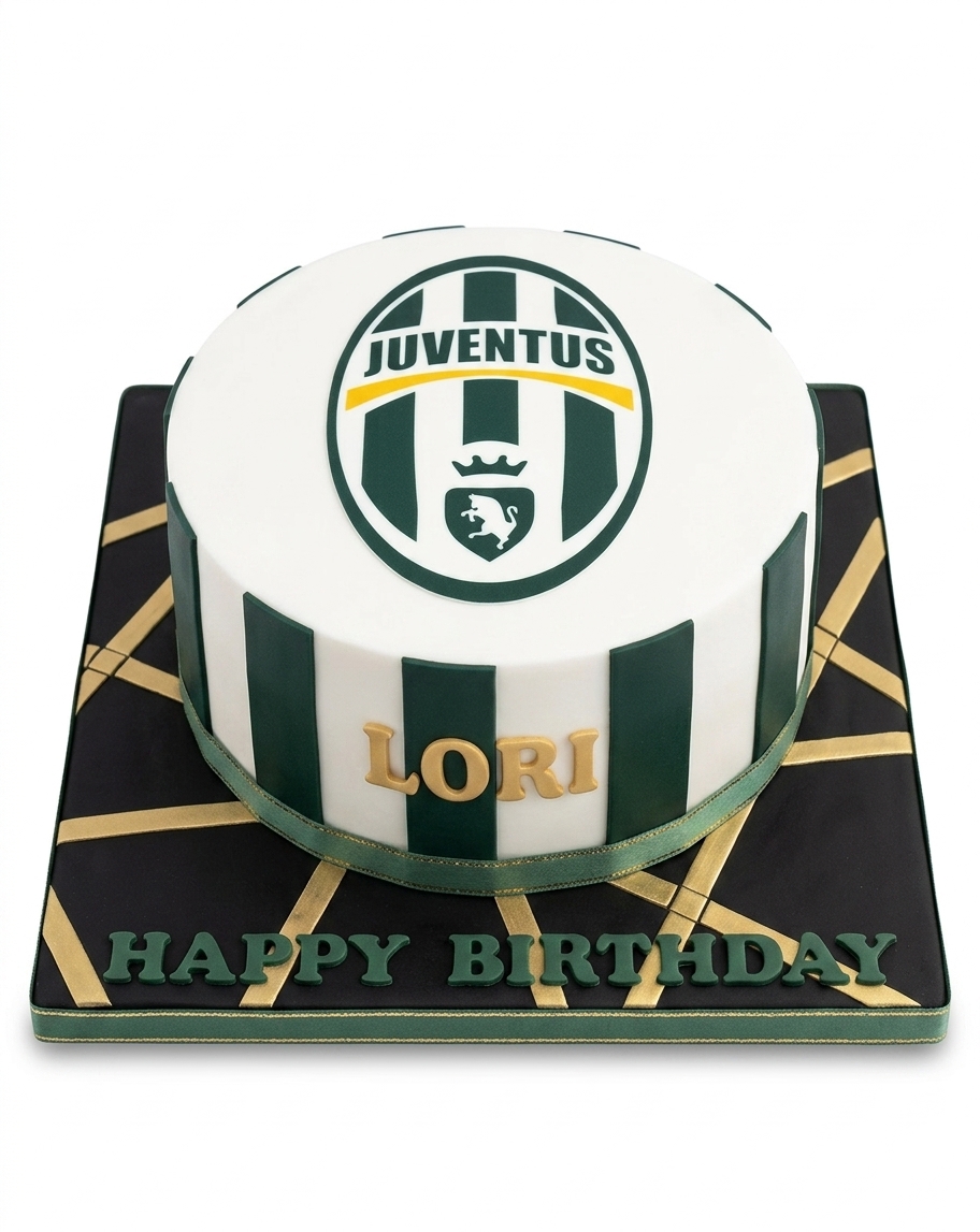 Juventus Football Club Birthday Cake