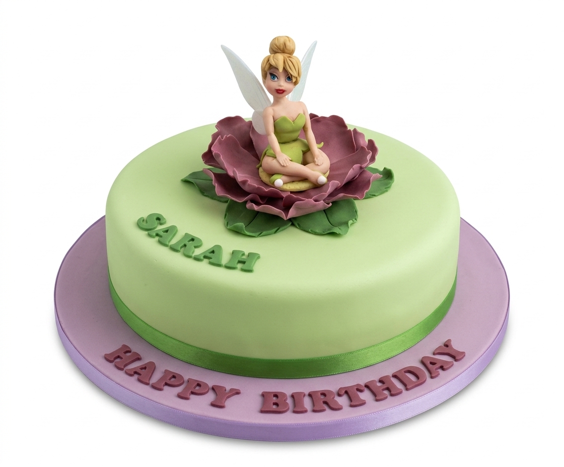 Tinkerbell Fairy Birthday Cake