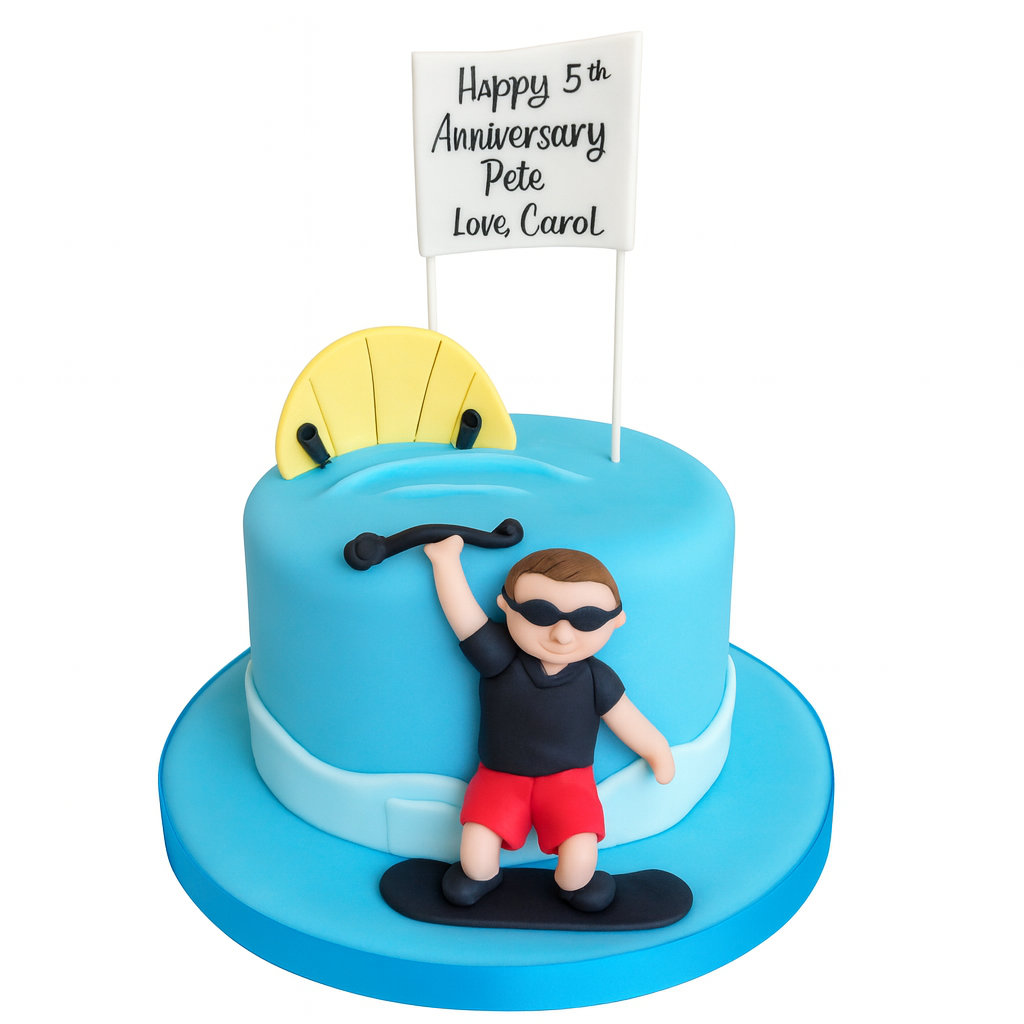 Kitesurfing cake