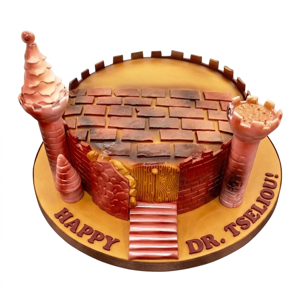 Castle Theme Birthday Cake
