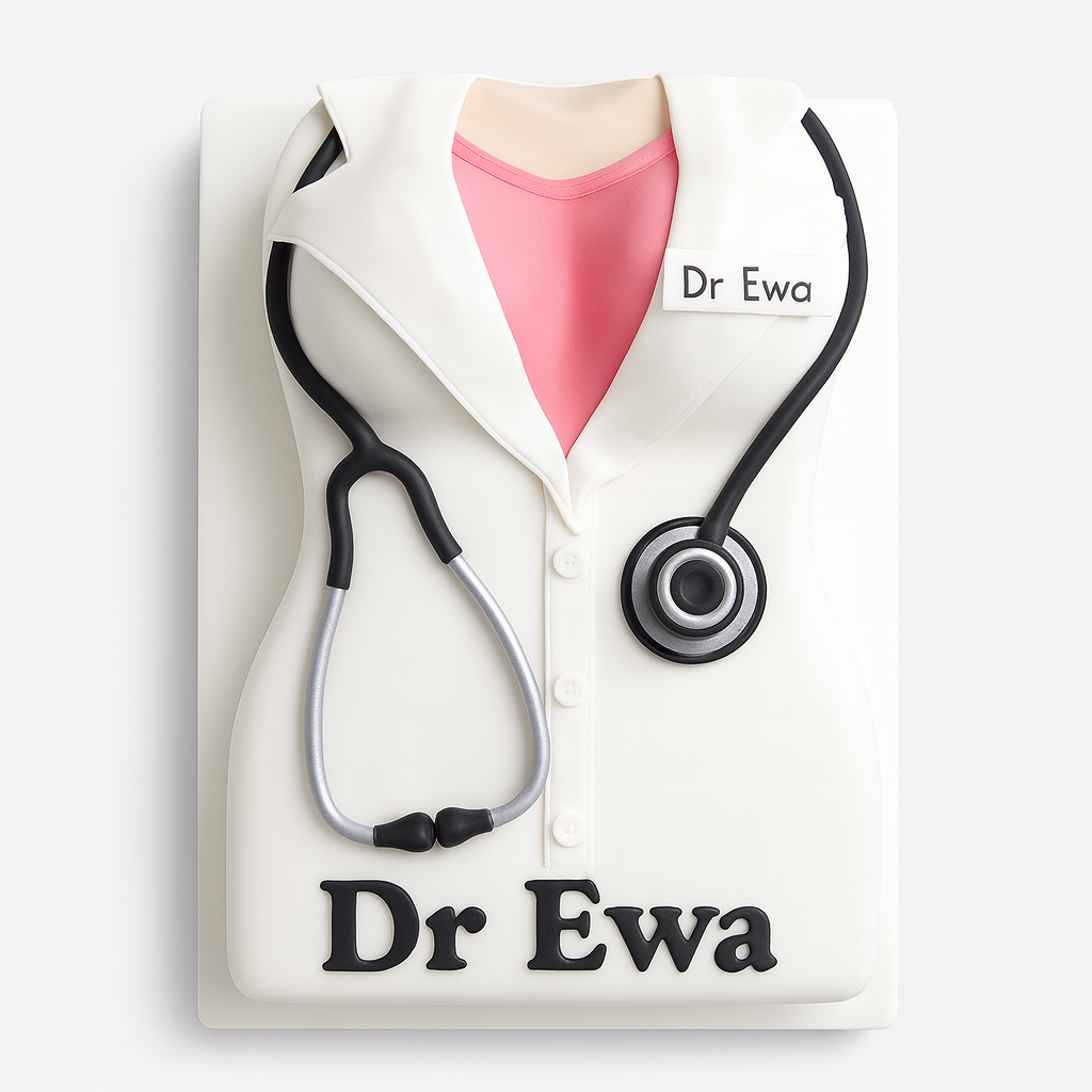 Lady Doctor Themed Cake