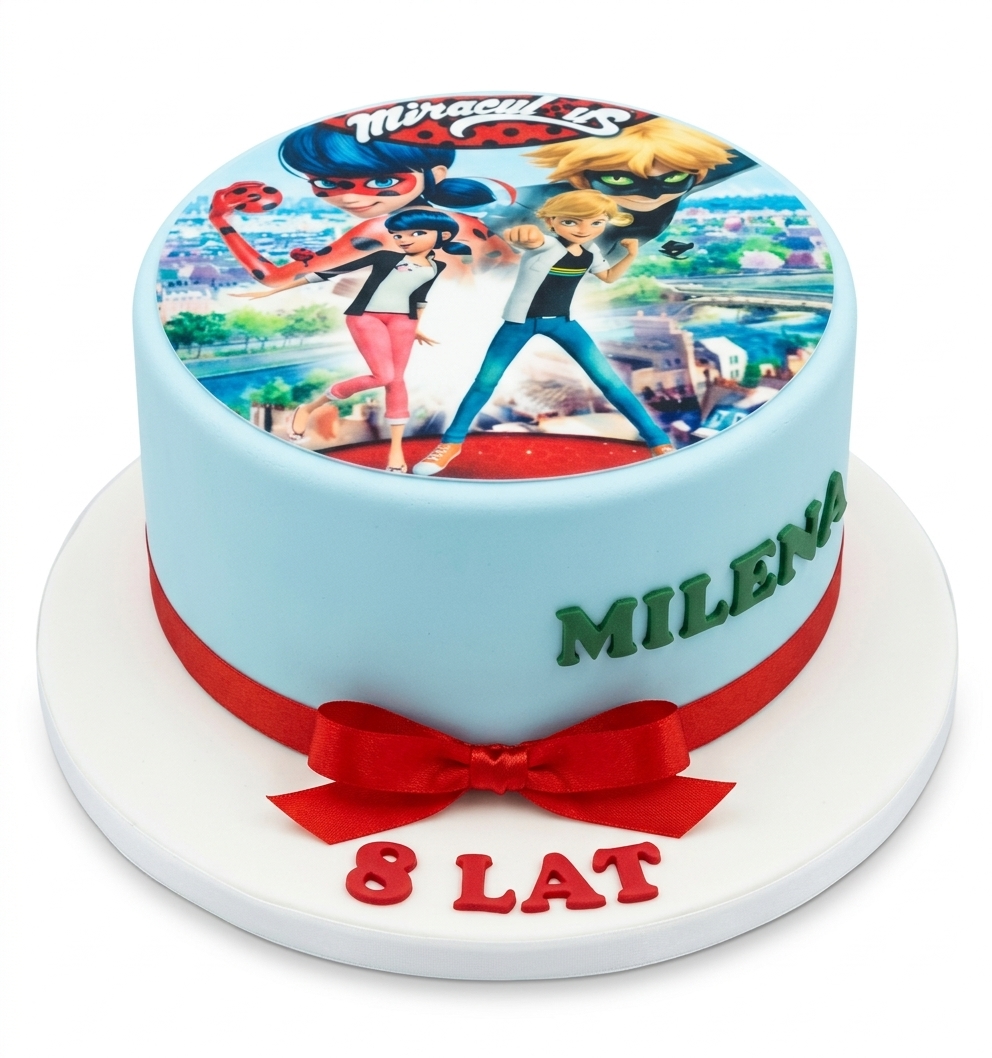 Miraculous Ladybug Kids Birthday Cake