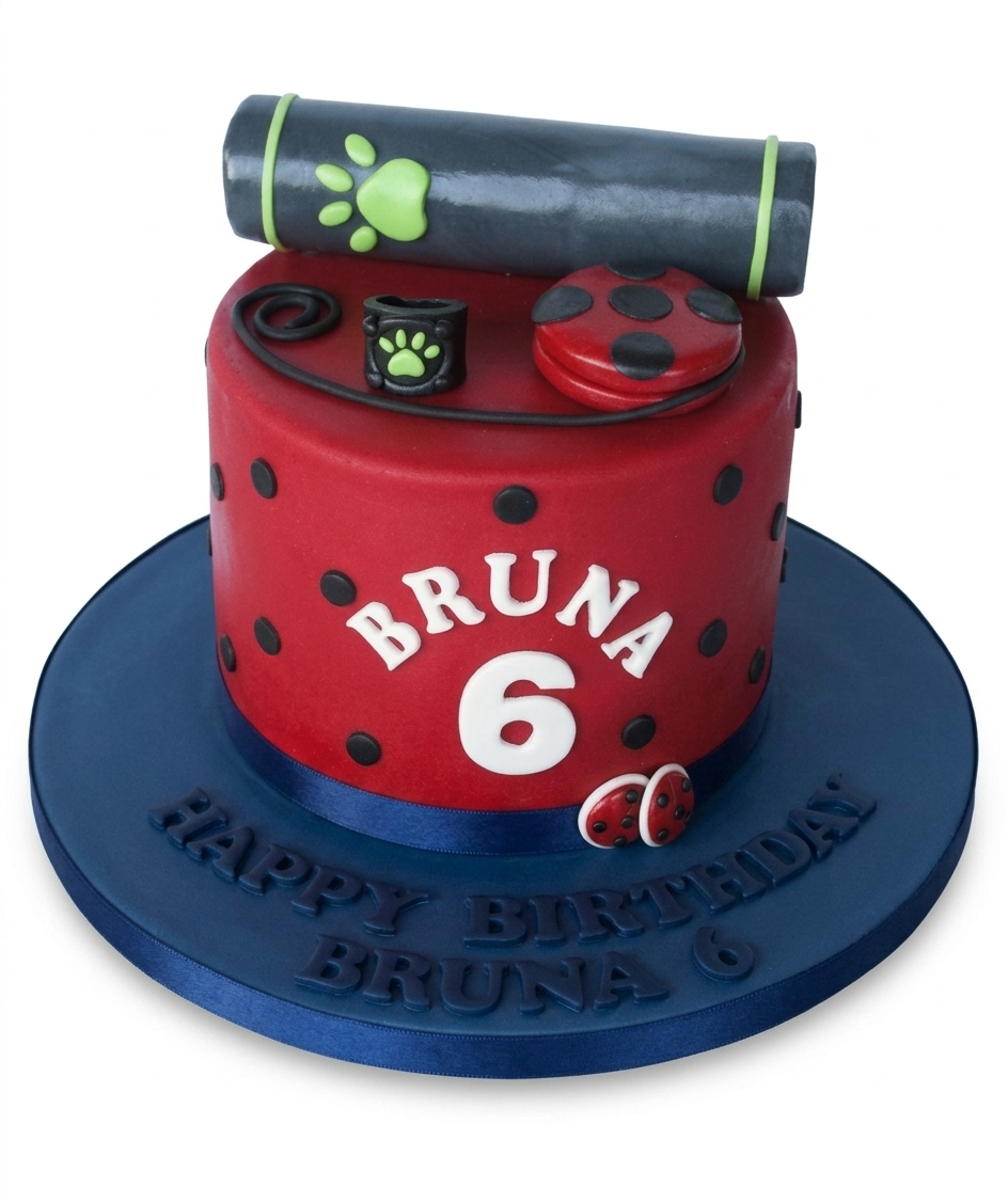 Miraculous Ladybug & Cat Noir Birthday Cake