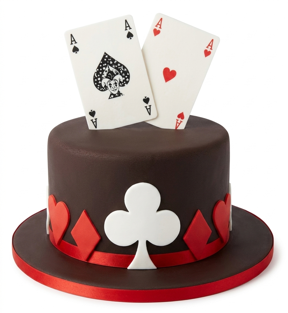 Casino Royale Birthday Cake
