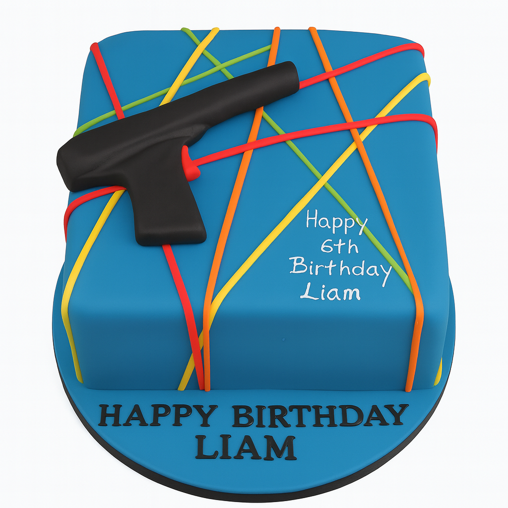 Laser tag Cake