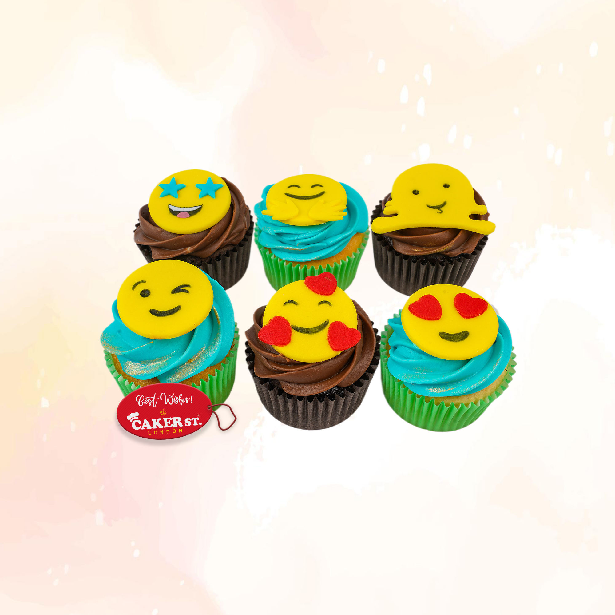 Laugh Out Loud Emojis Cupcake