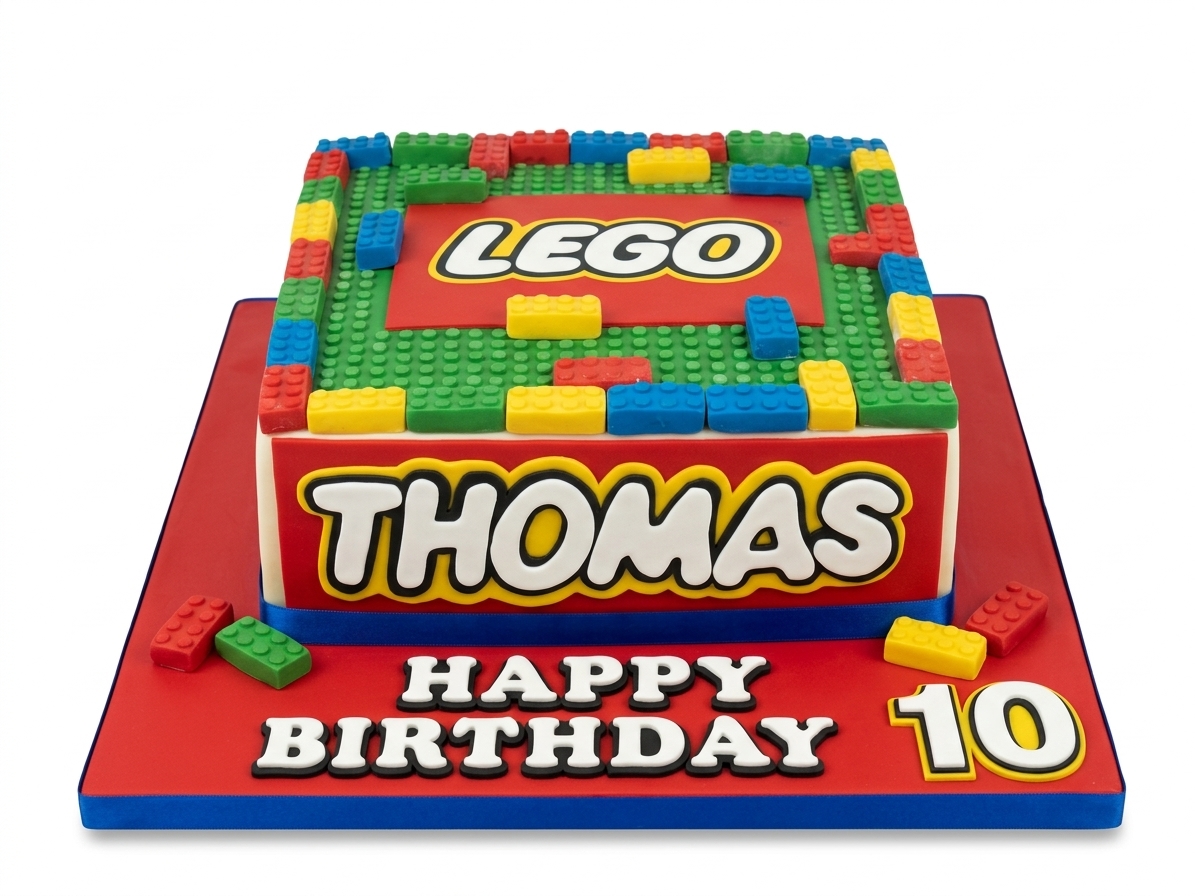 LEGO Theme Birthday Cake