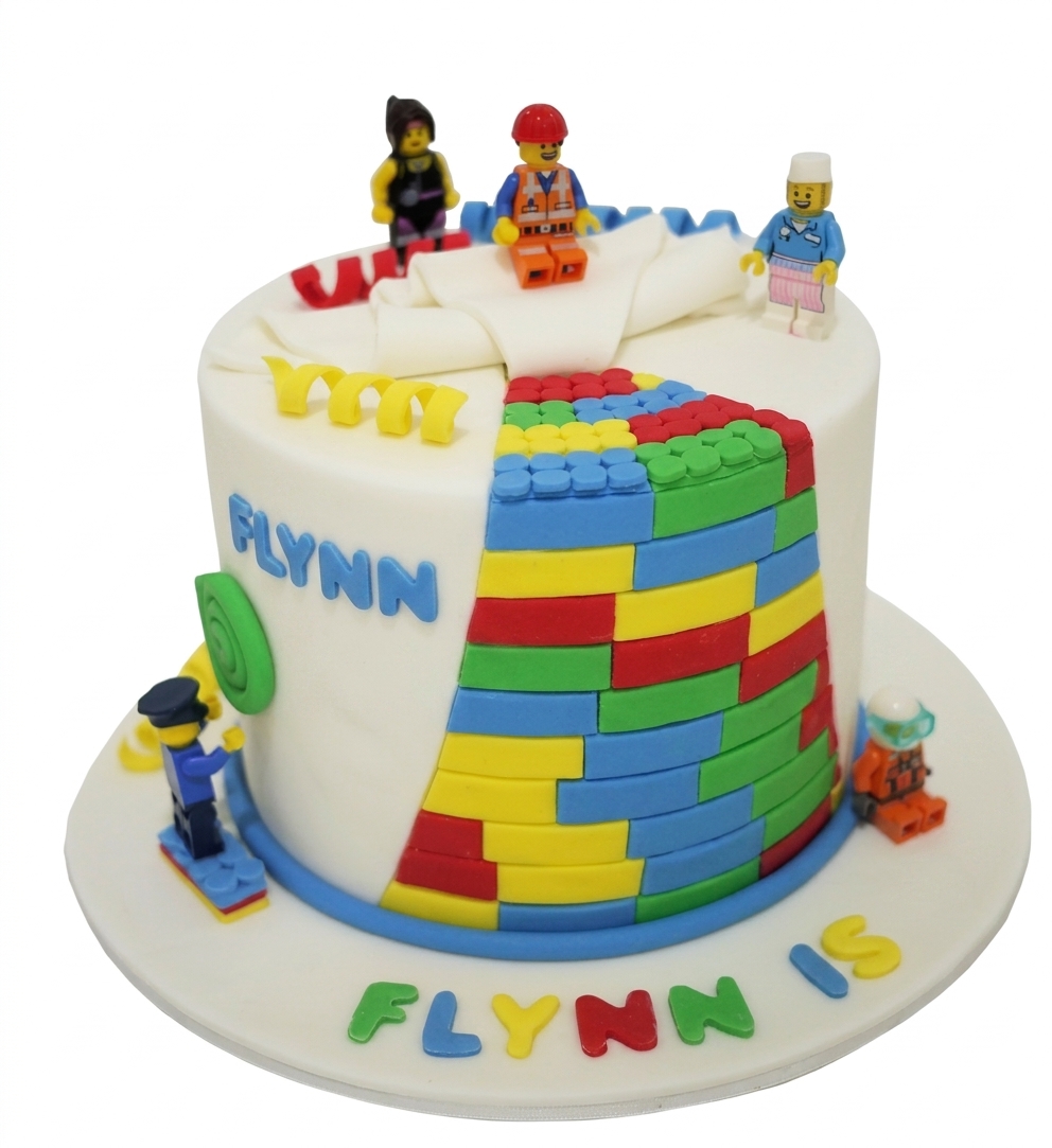 Lego Theme Birthday Cake for Kids