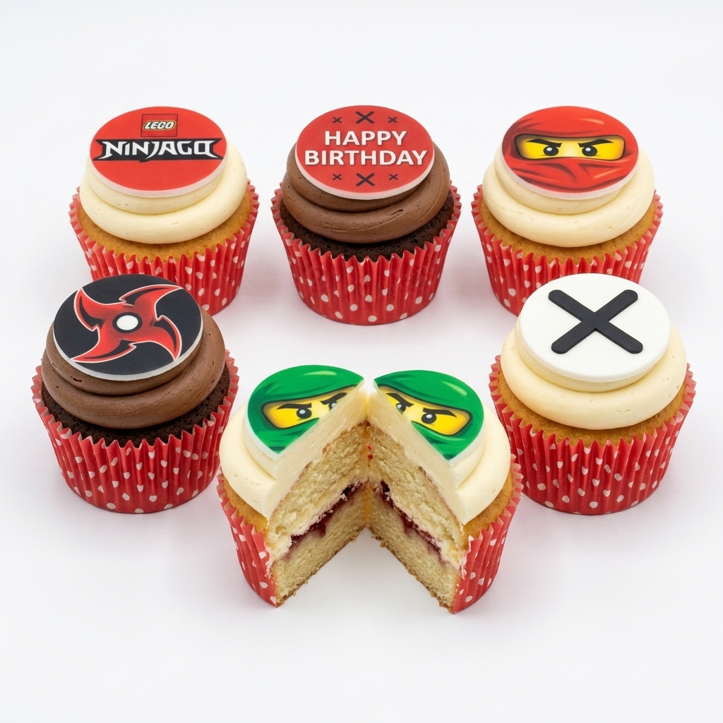 LEGO Ninjago Birthday Cupcakes for Kids