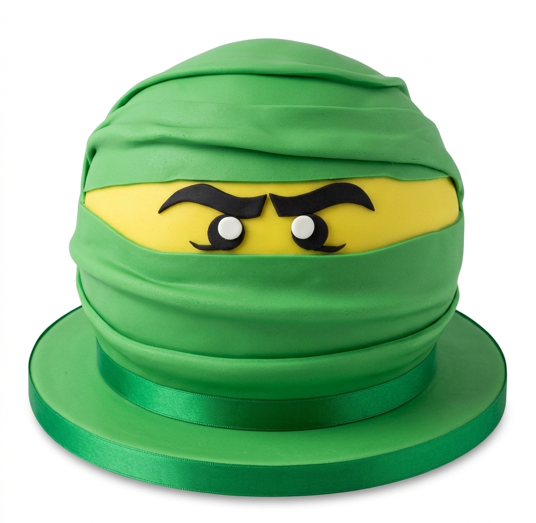 Ninjago Green Ninja Birthday Cake