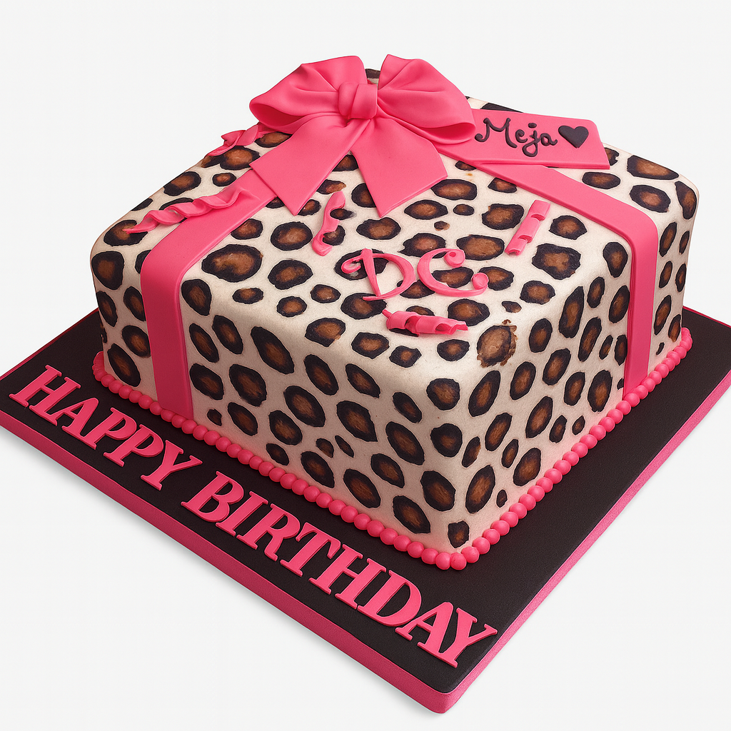 Leopard cake