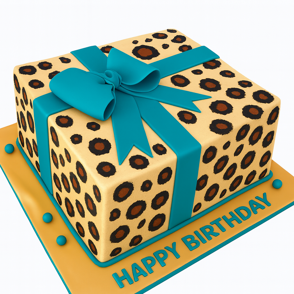 Leopard cake