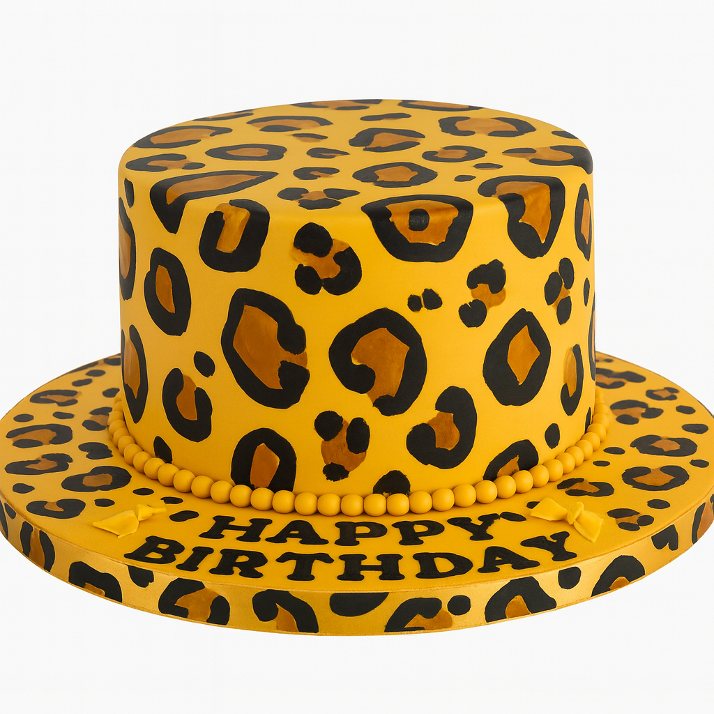 Leopard cake