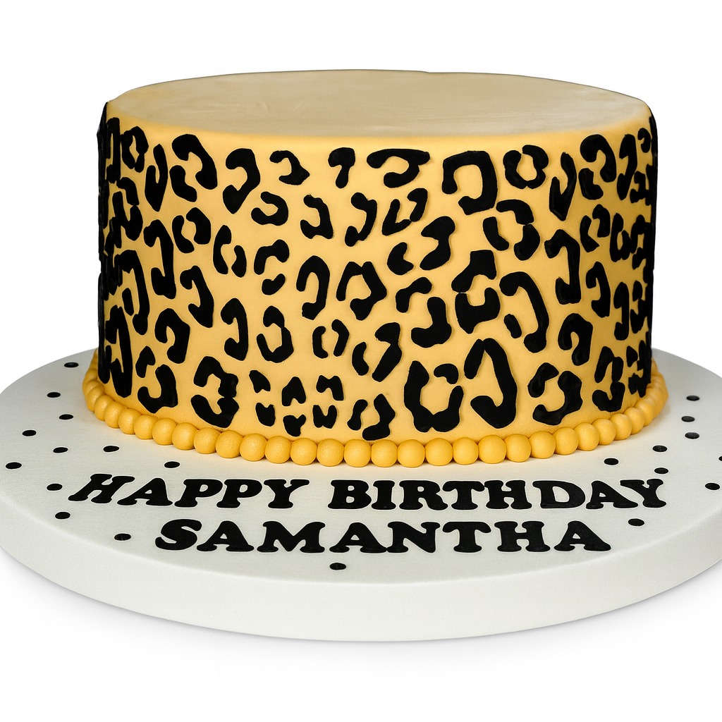 Leopard cake