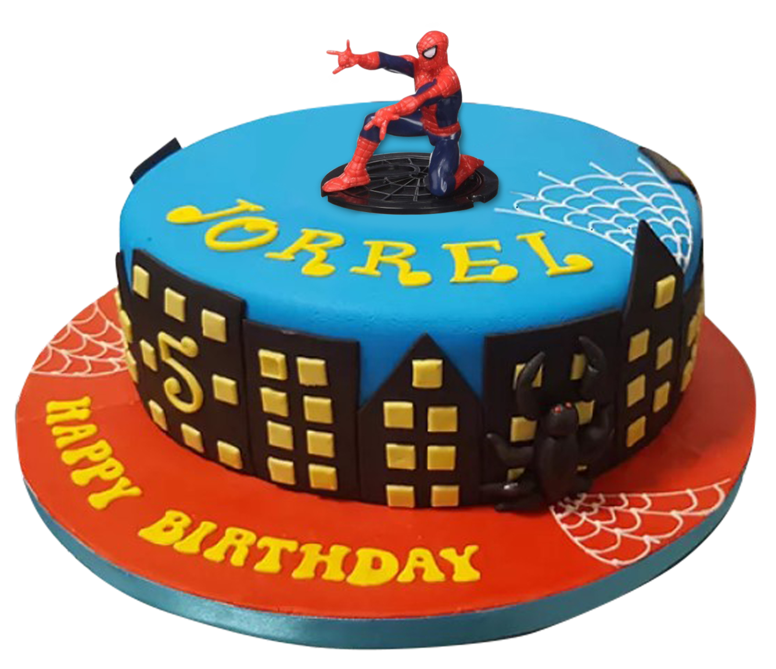 Licensed Spiderman Birthday Cake for Kids