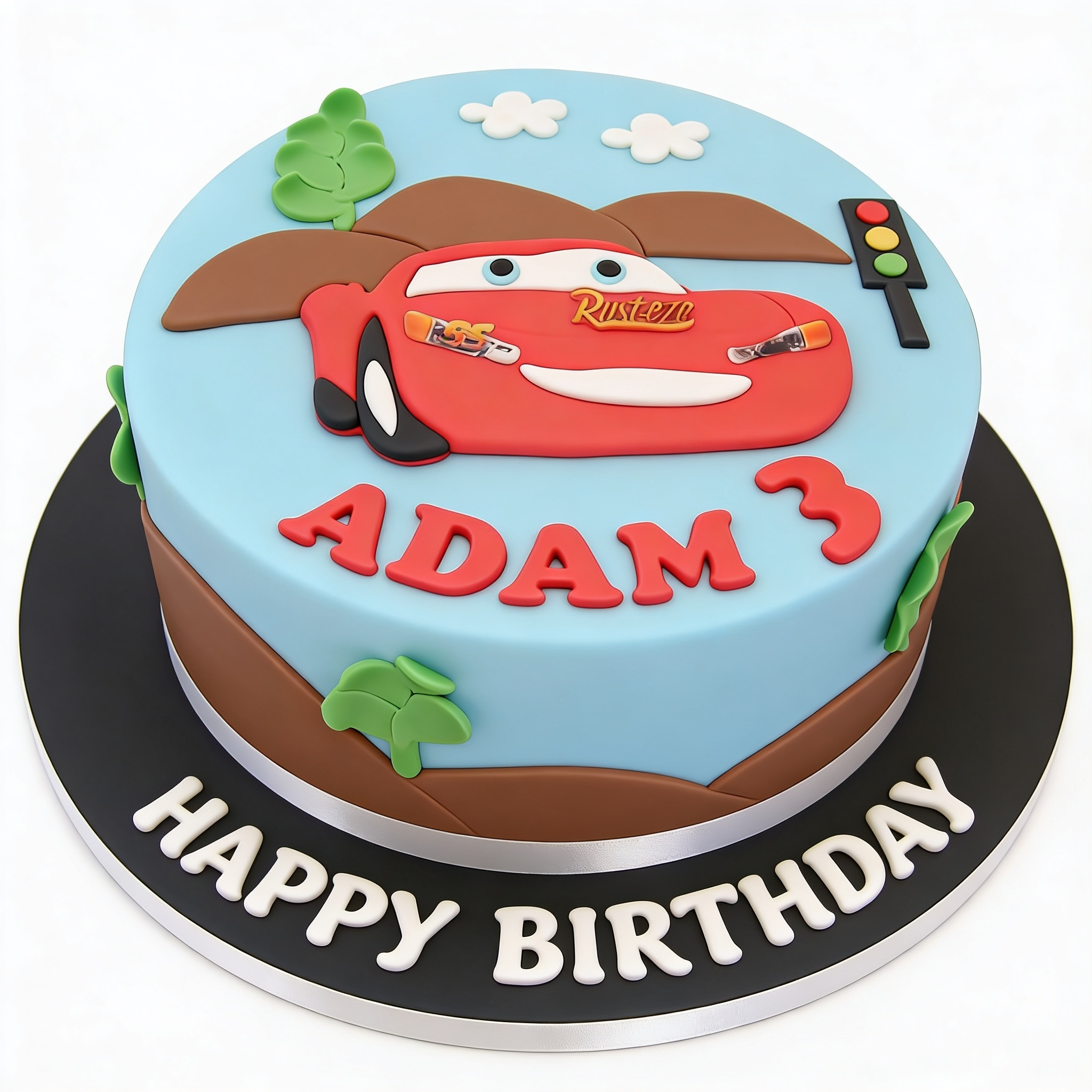 Lightning McQueen Kids Birthday Cake