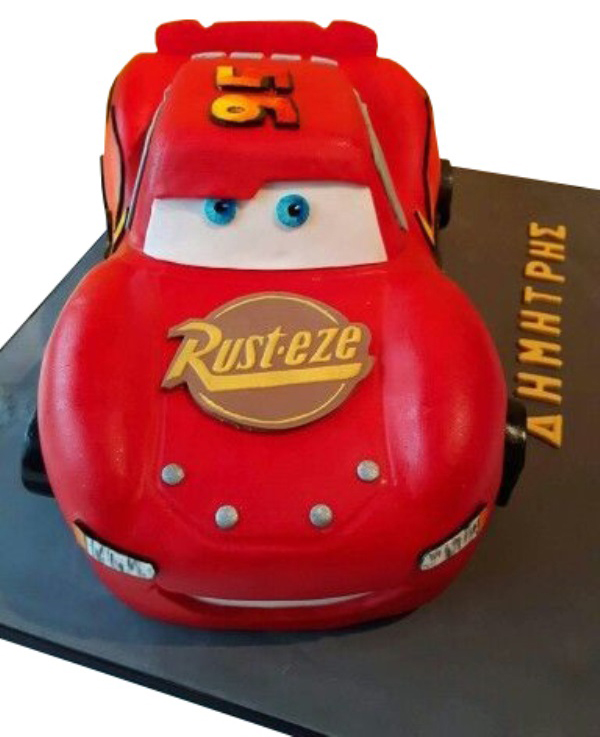 Lightning mcqueen cake Lightning mcqueen cake