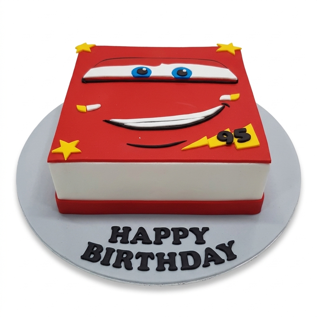 Lightning McQueen Birthday Cake