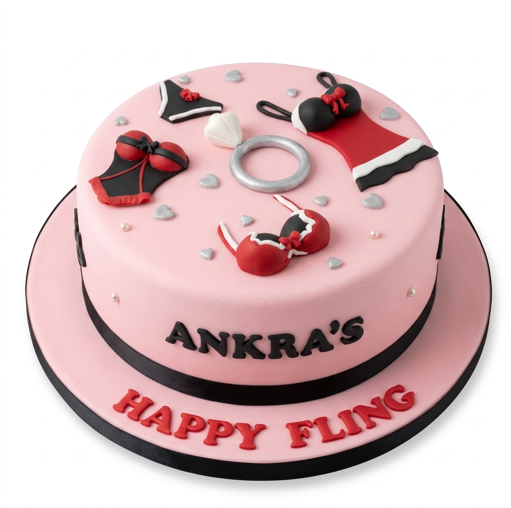 Lingerie Theme Hen Party Cake