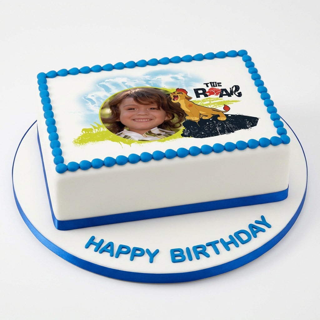 The Lion Guard Photo Birthday Cake for Kids