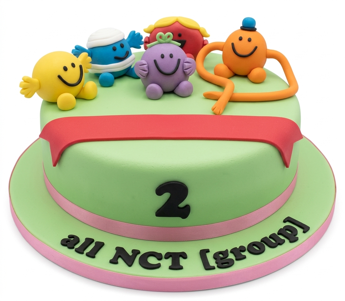 Mr Men & Little Miss Character Birthday Cake