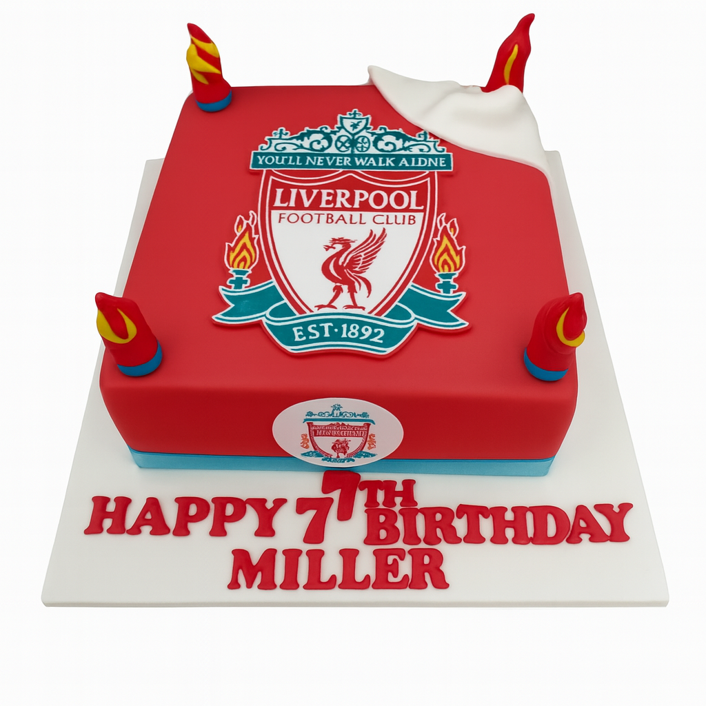 Liverpool Football Birthday Cake