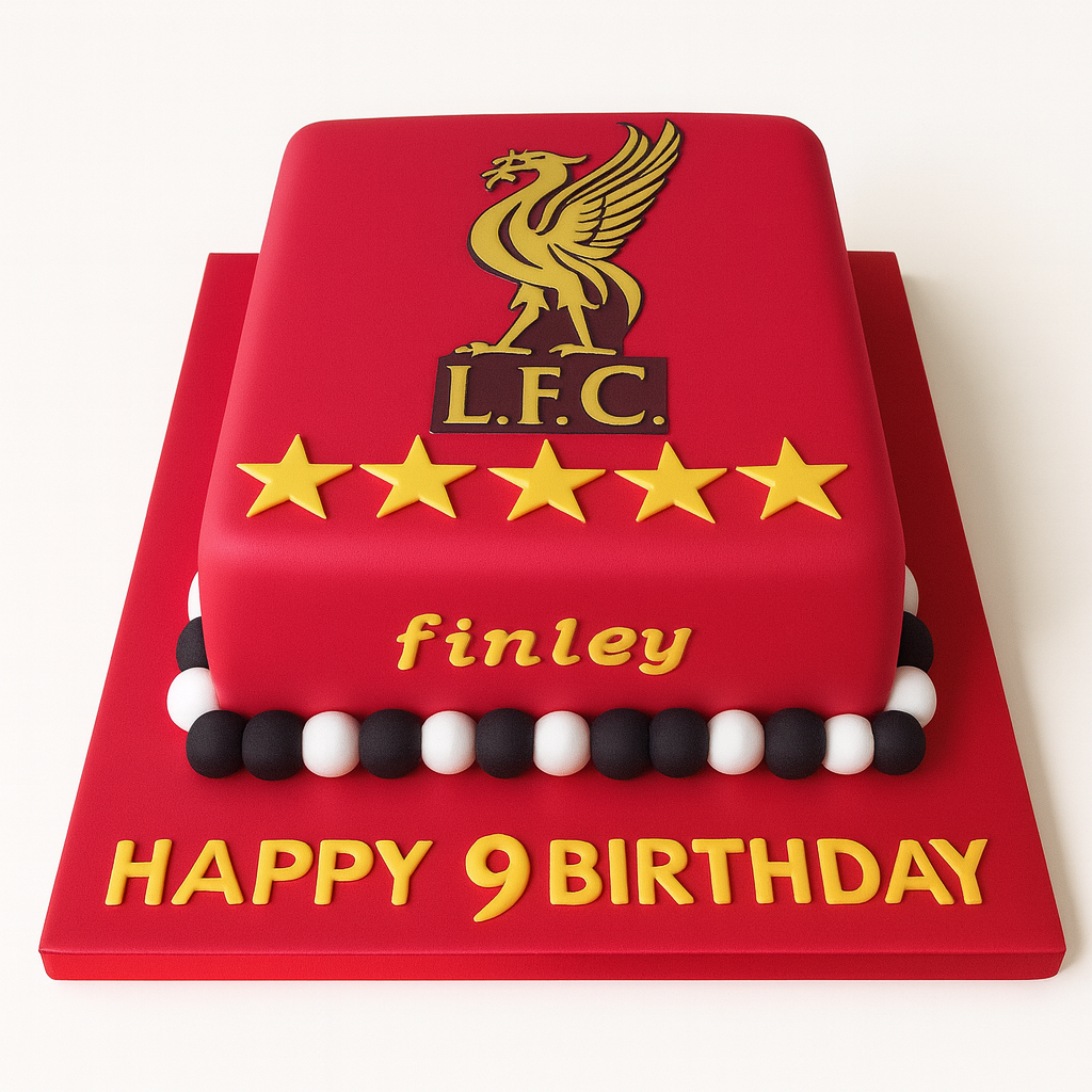 Liverpool Football Birthday Cake
