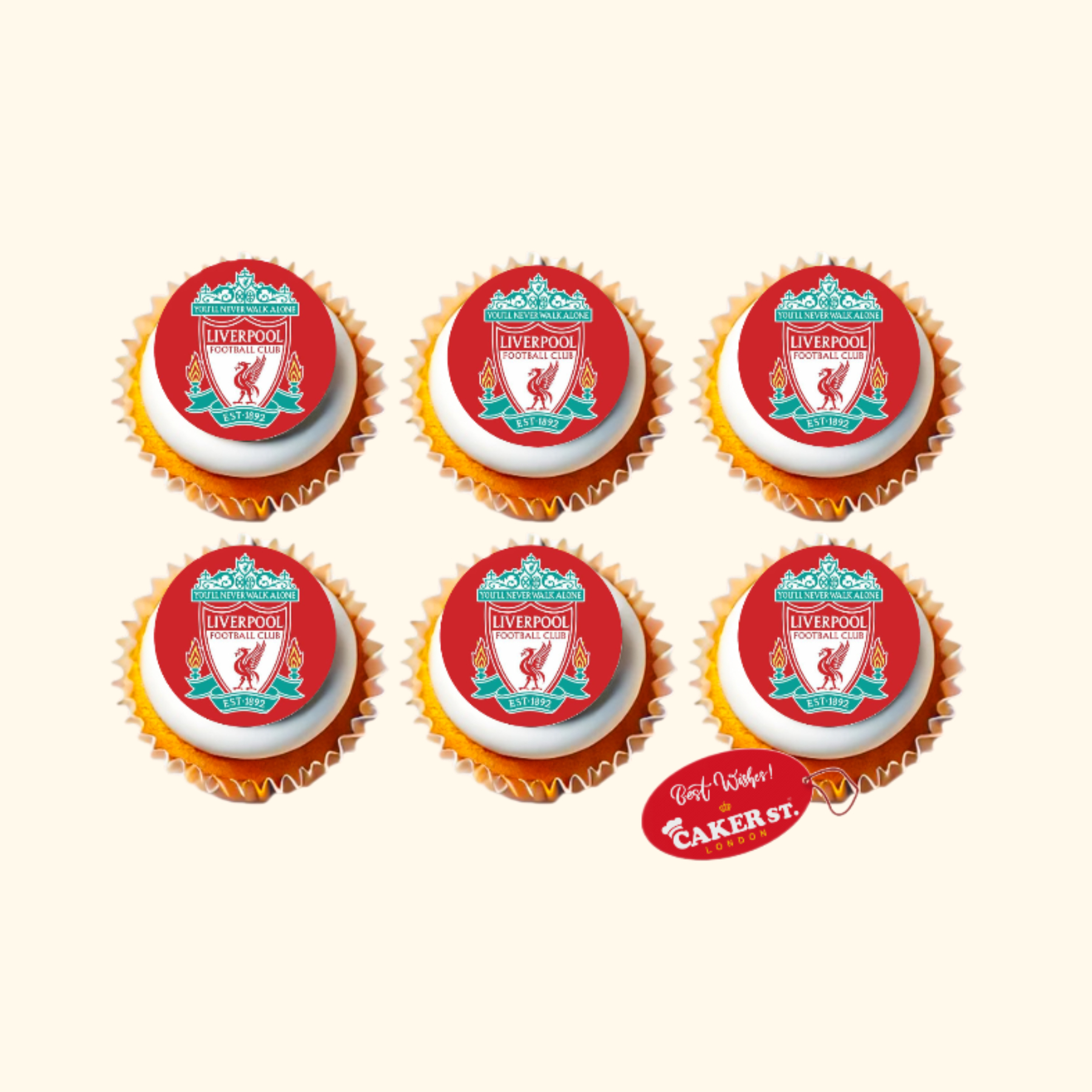 Liverpool Football Cupcakes 