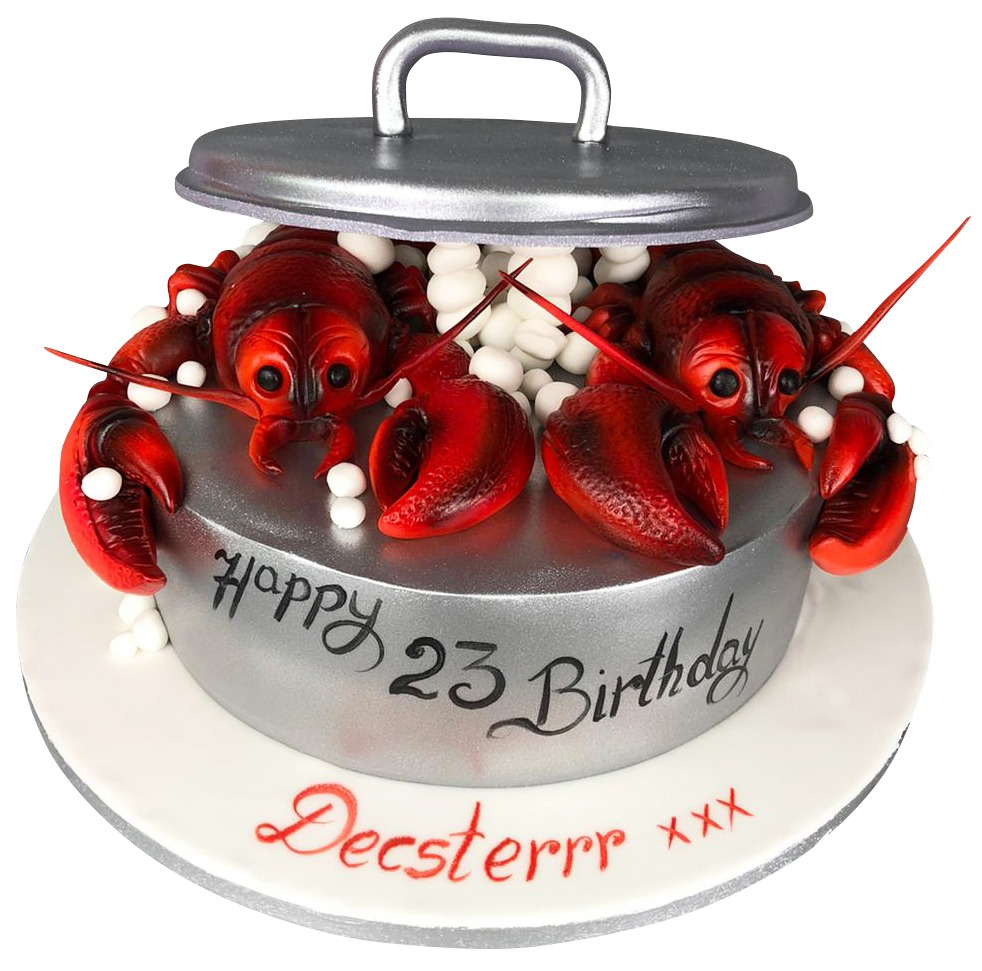 Lobster Theme Cake 