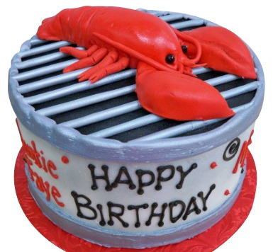 Lobster Theme Cake 