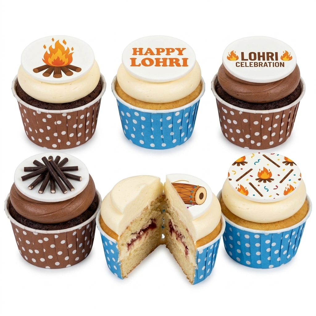 Lohri Celebration Cupcakes