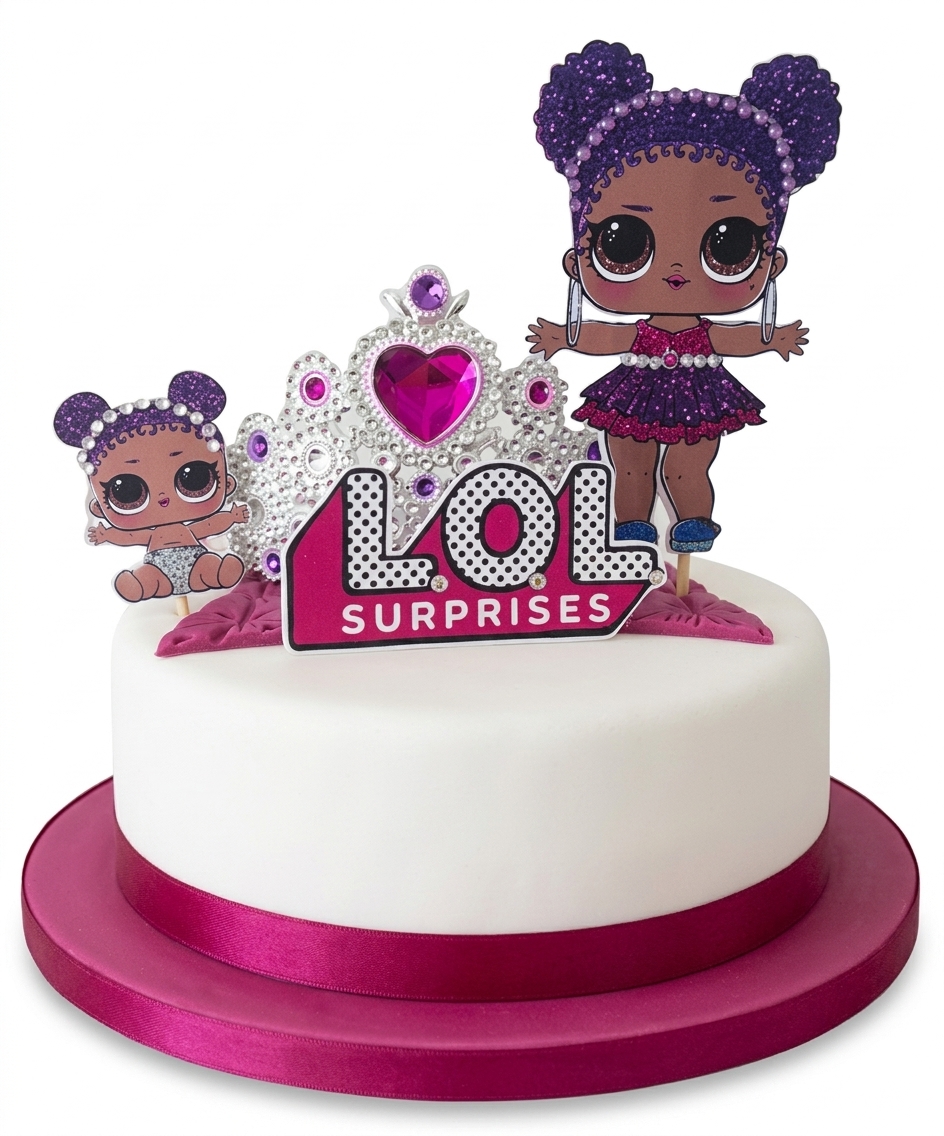 LOL Surprises Birthday Cake for Girls