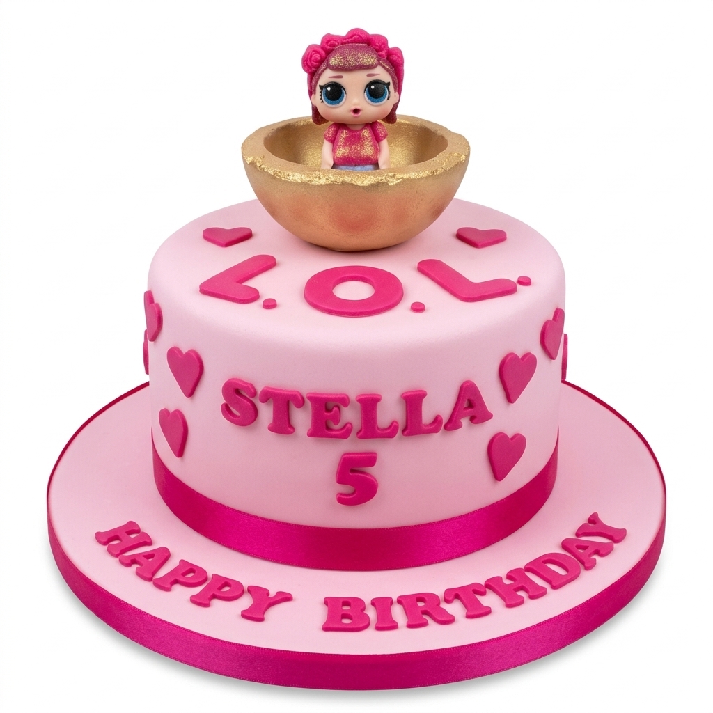 L.O.L. Surprise Birthday Cake for Girls
