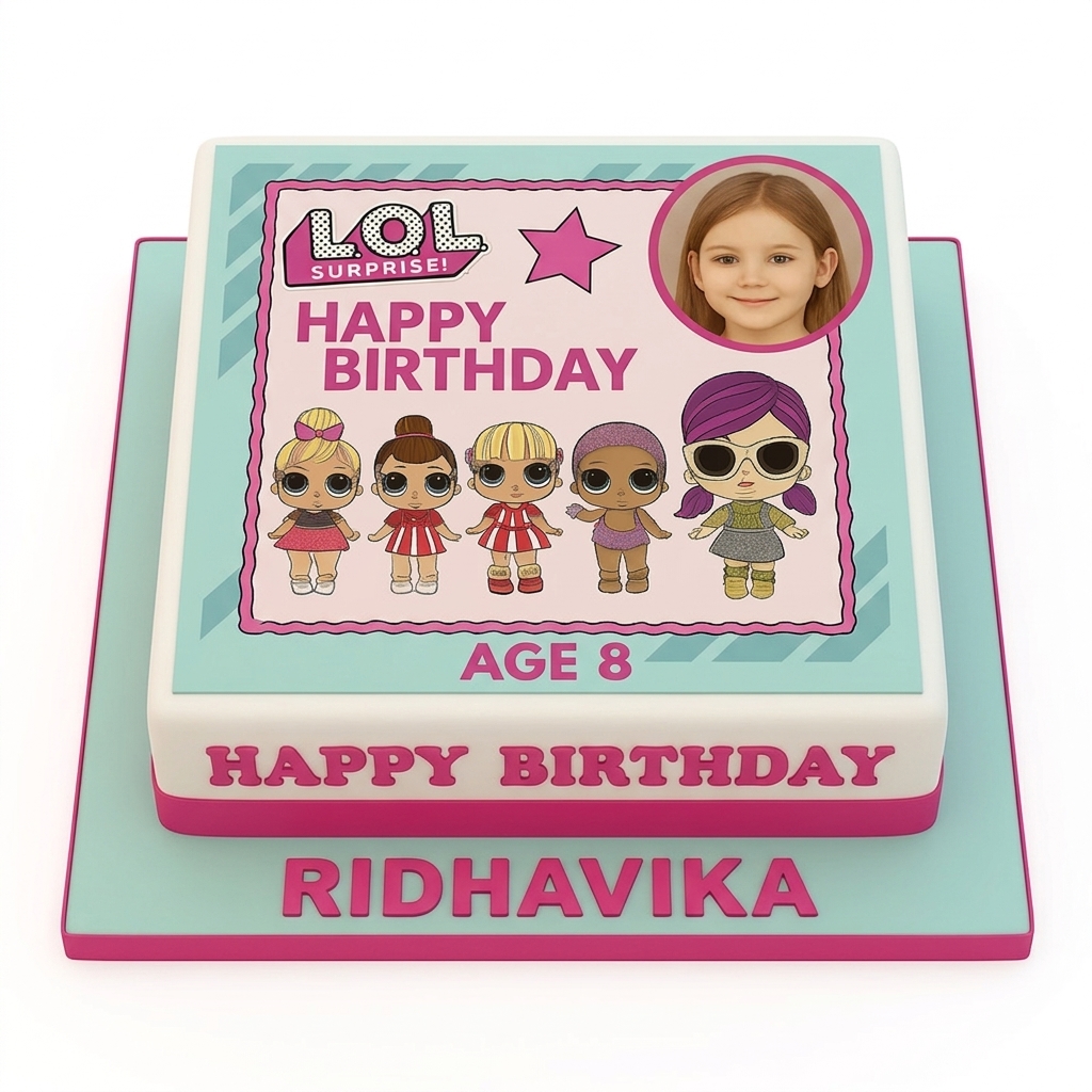 LOL Surprise Birthday Cake for Girls