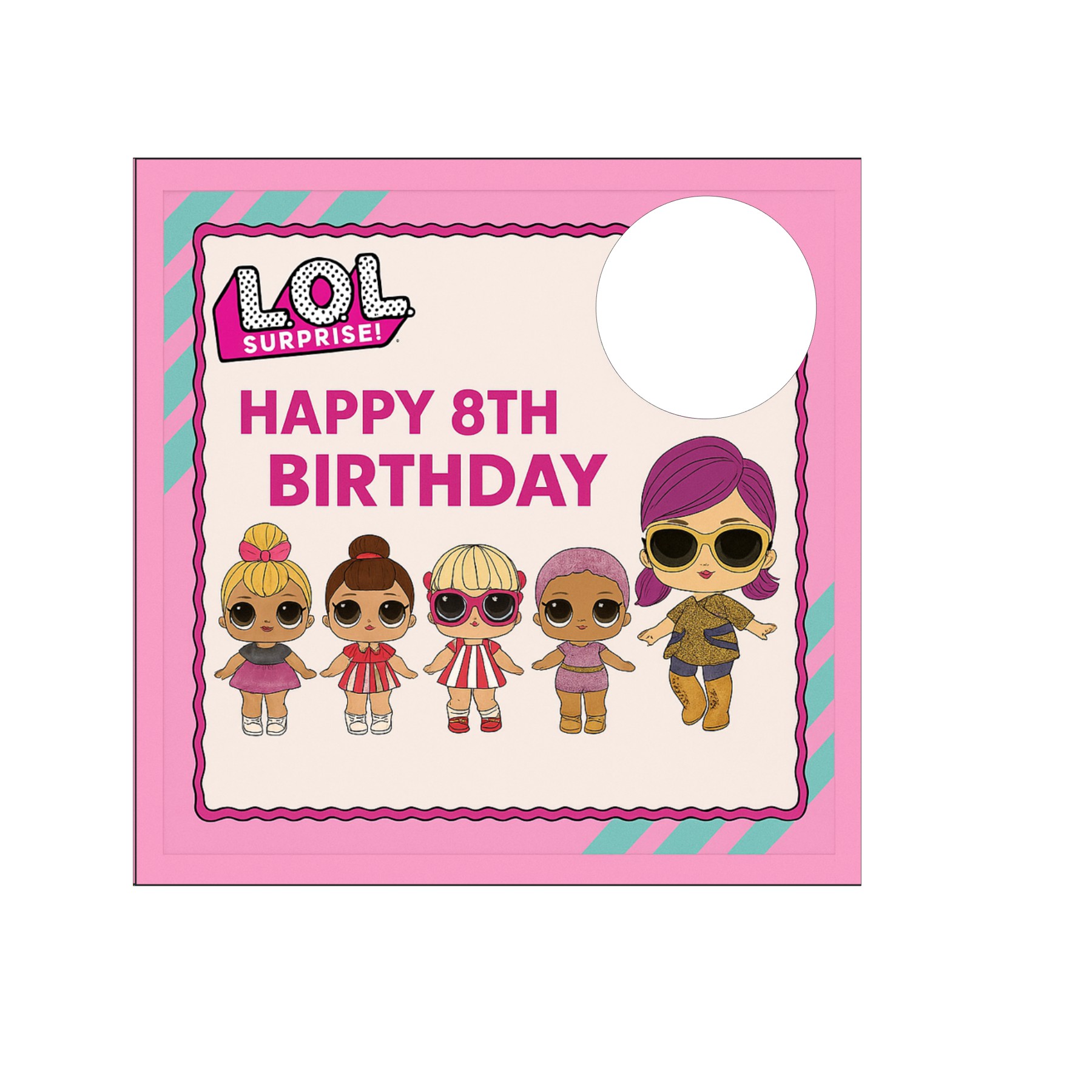 Lol Dolls Photo Cake