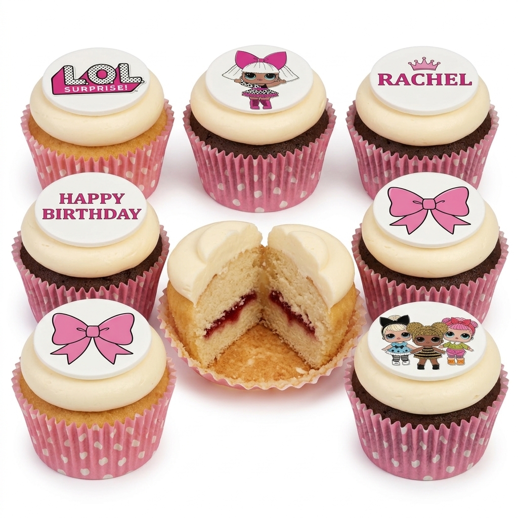 LOL Surprise! Doll Birthday Cupcakes
