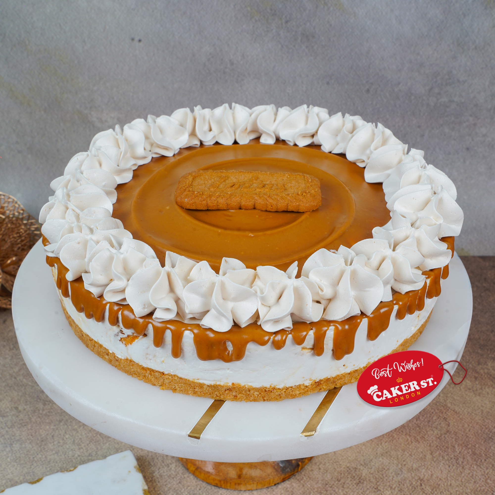 Lotus Biscoff Cream Cheesecake
