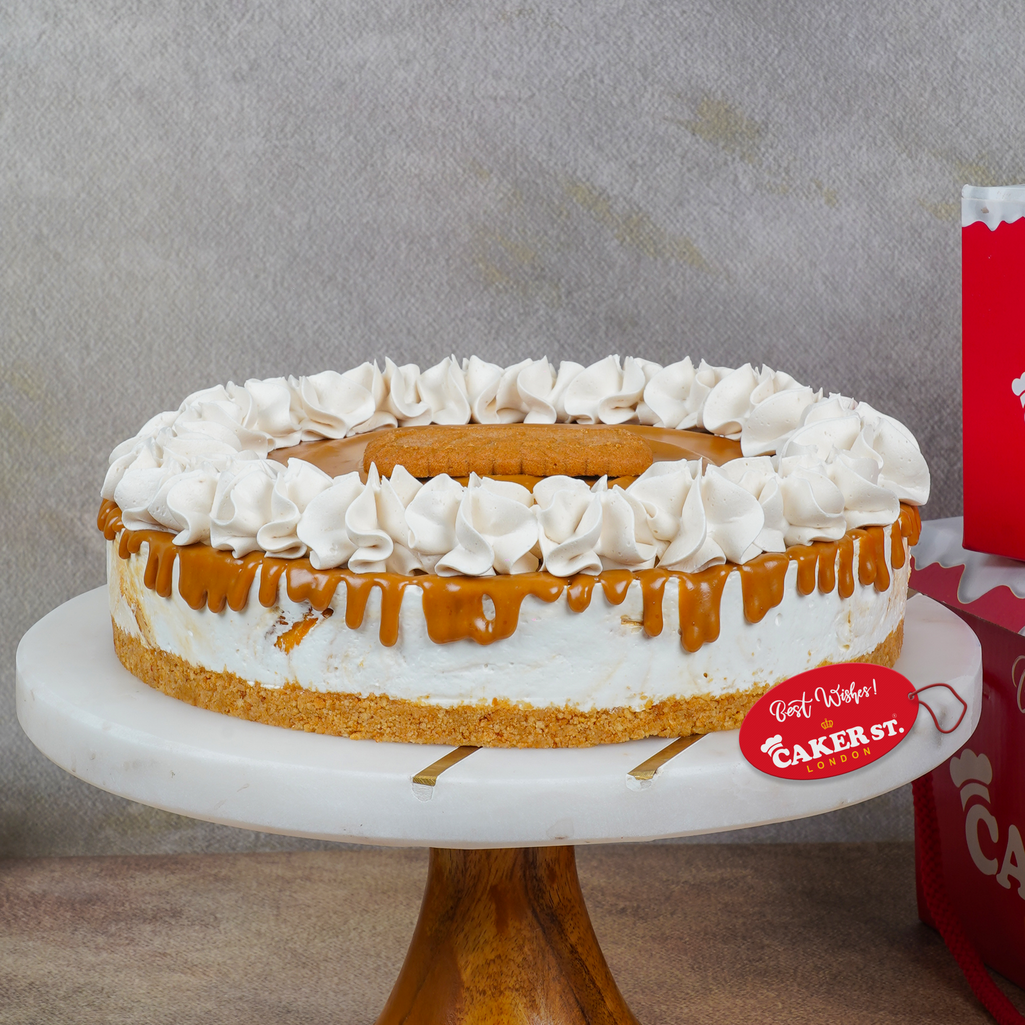 Lotus Biscoff Cream Cheesecake