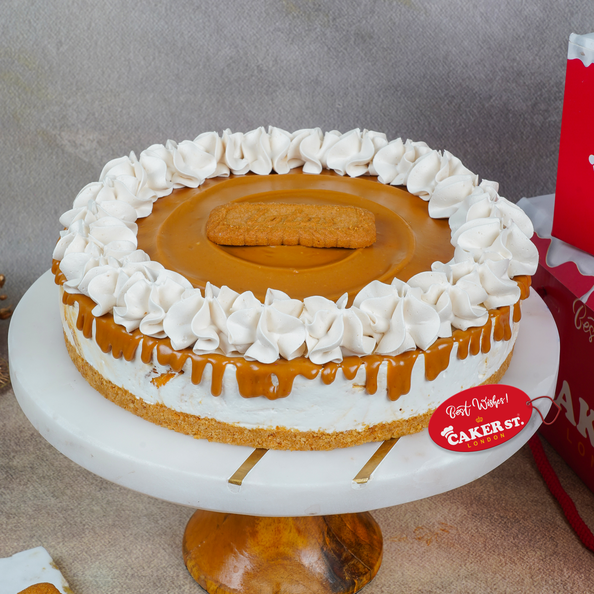 Lotus Biscoff Cream Cheesecake