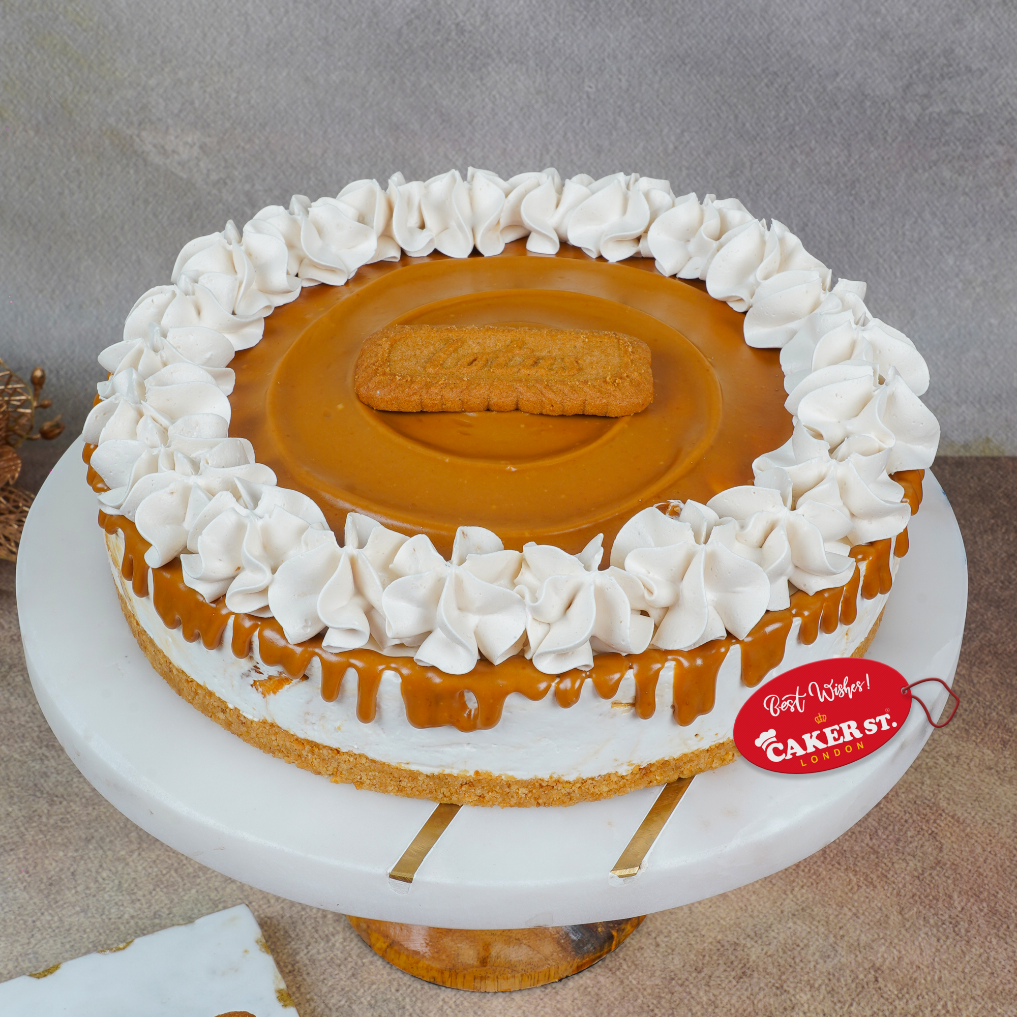 Lotus Biscoff Cream Cheesecake