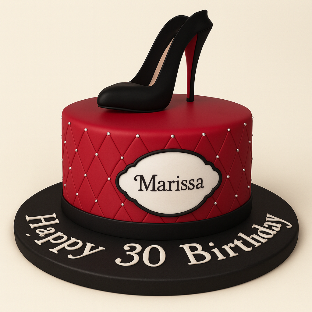 Louboutin Shoes Cake