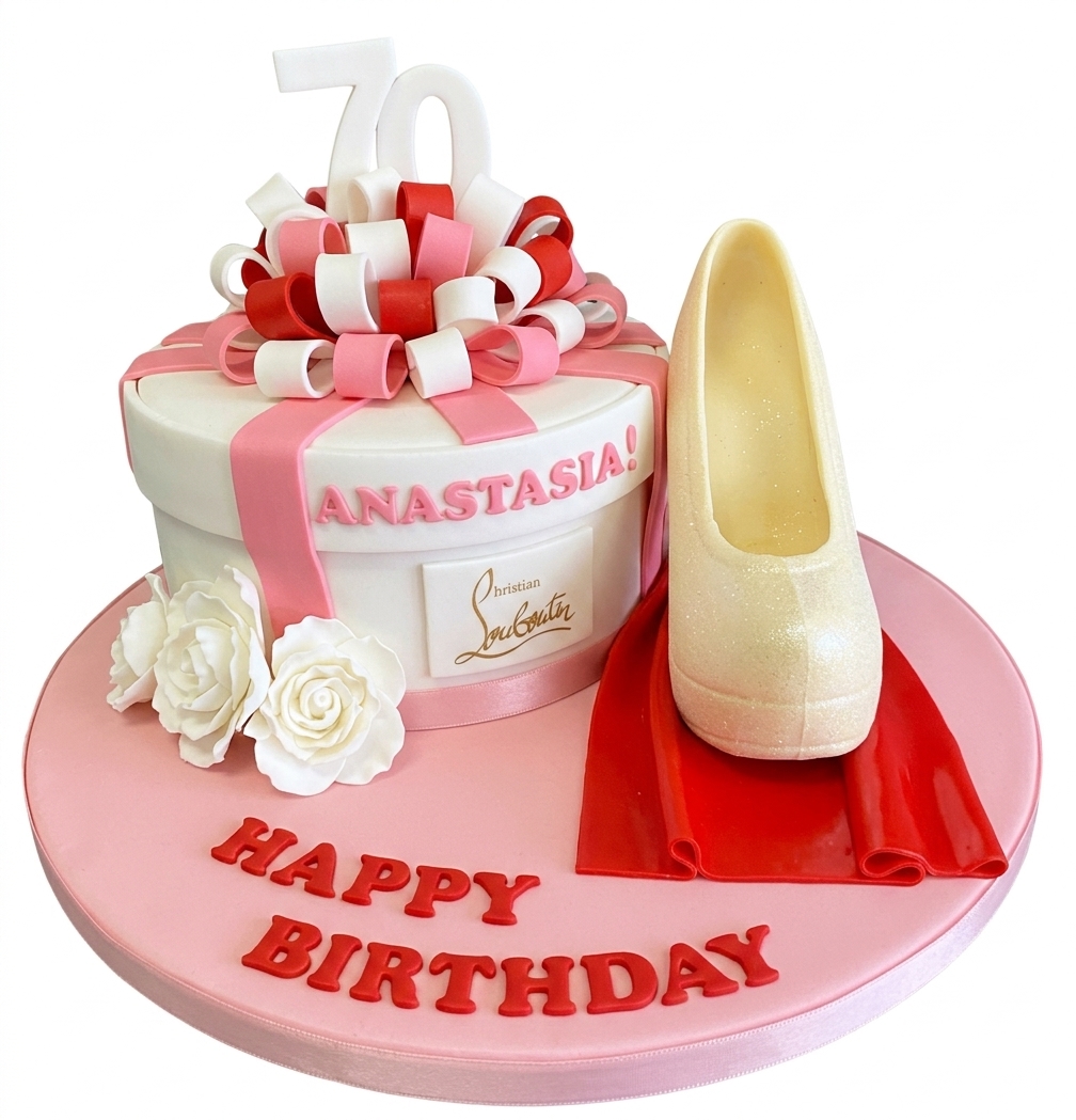 High Heel Fashion Birthday Cake for Her