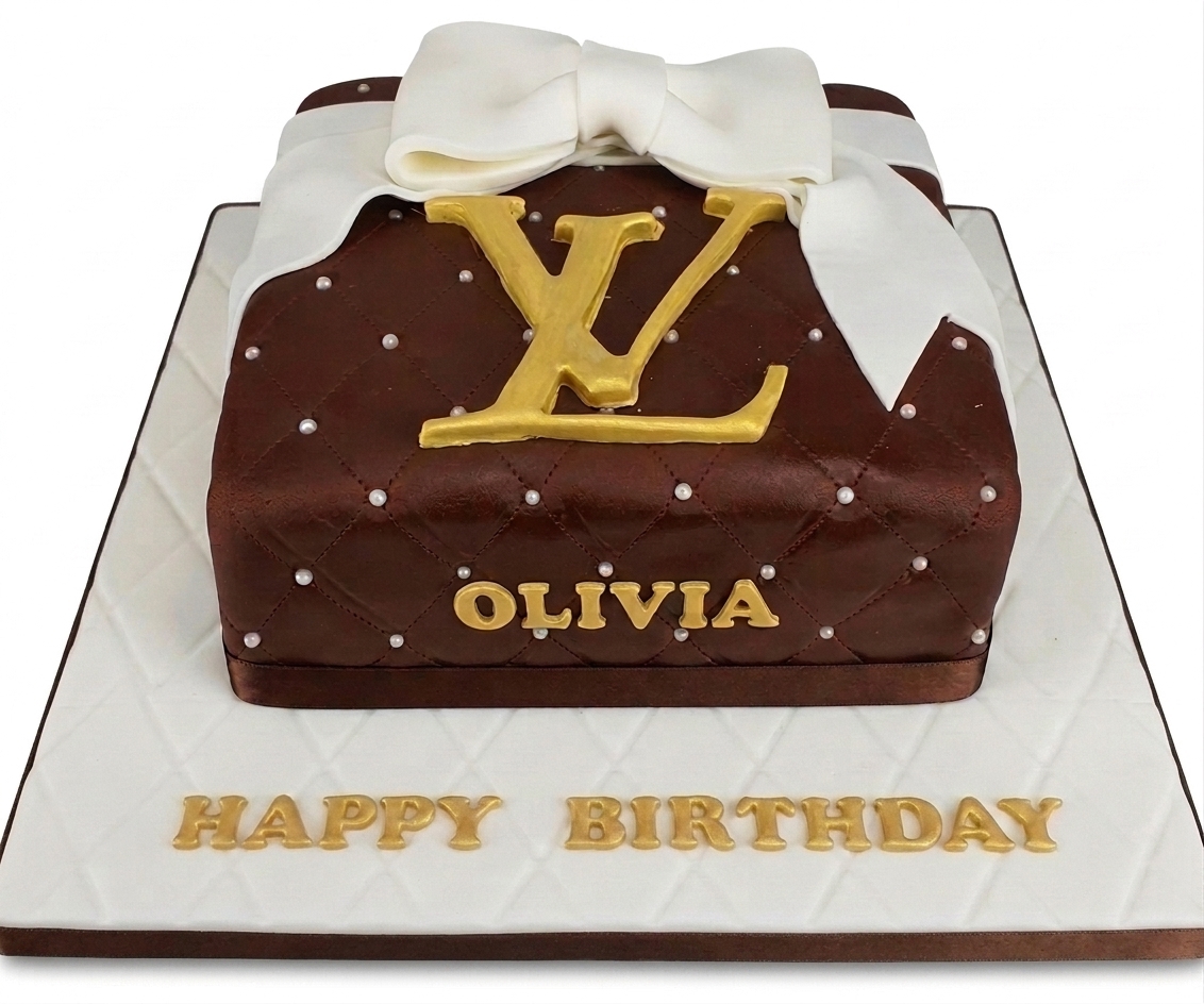 Luxury Designer Handbag Birthday Cake