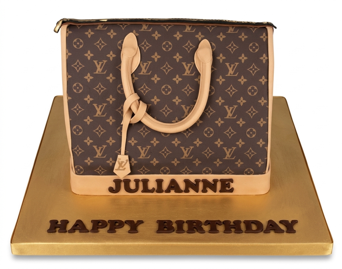 Louis Vuitton Handbag Birthday Cake