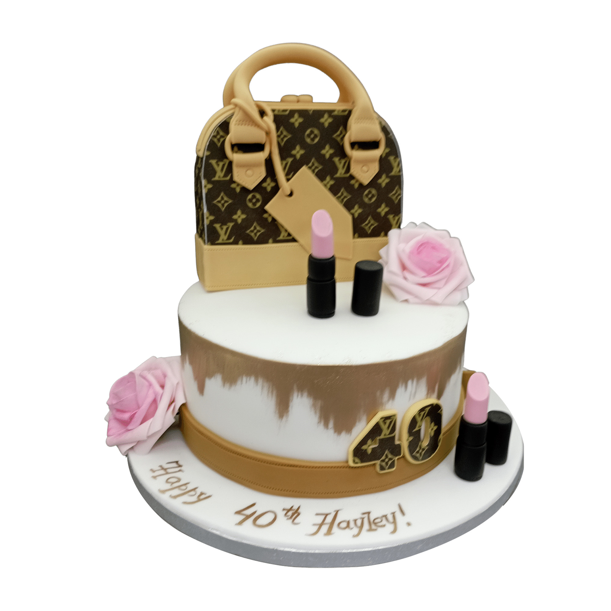 Louis Vuitton Branded Bag Cake
