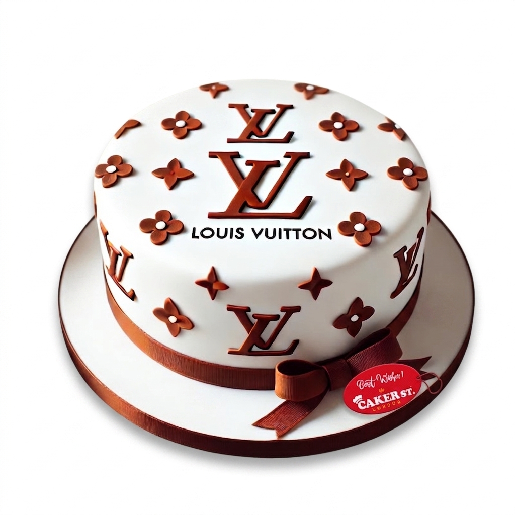 LV Branded Birthday Cake