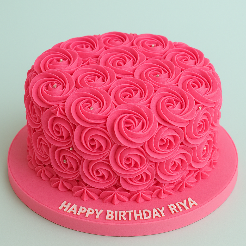 Love Rose Strawberry Cake 