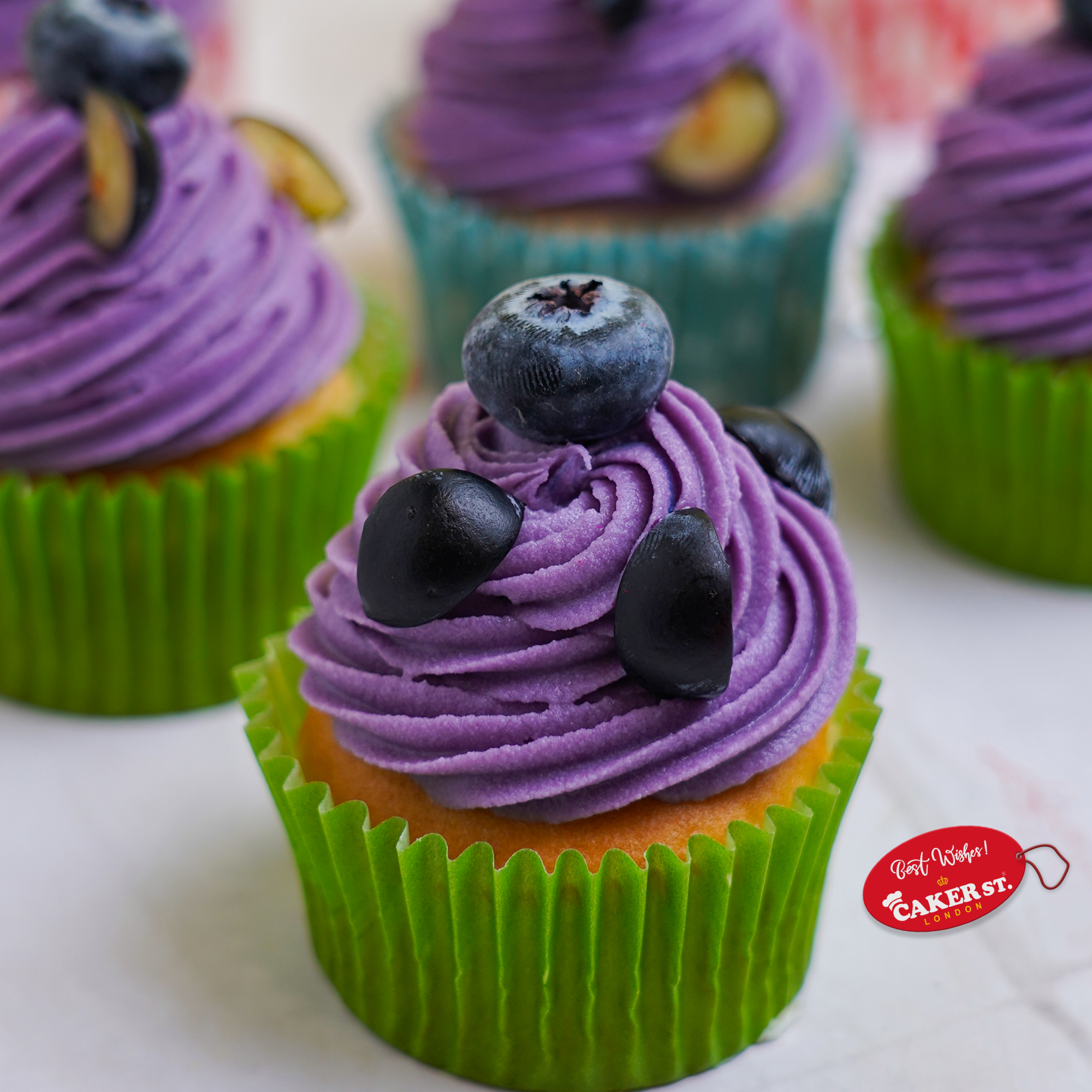 Luscious Blueberry Cupcakes