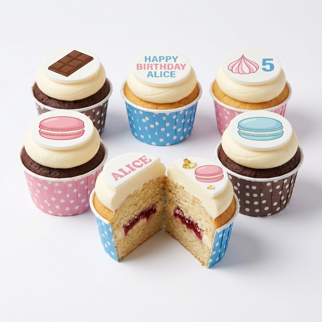 Kids Sweet Treat Birthday Cupcakes
