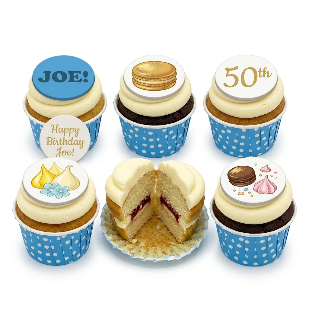 Personalised Birthday Cupcakes for Him